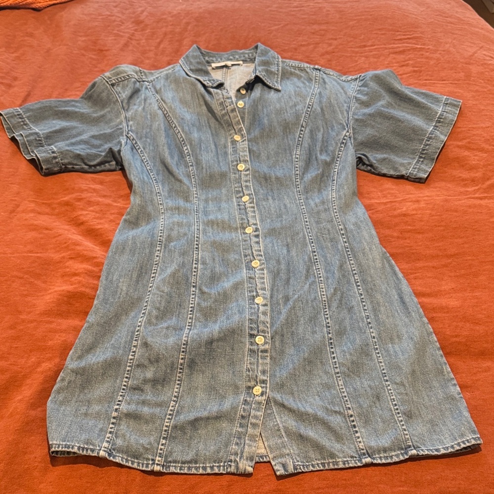 Frame Denim Blue Mini Dress - Picture 8 of 8